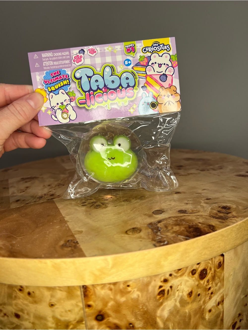 Taba-Licious Green Frog Squishy Toy